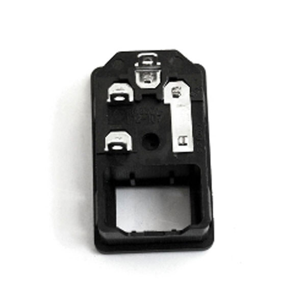 Штекер сетевой AC-14-F8 (C14) с держателем предохр. h=1.5mm, медь - № 2 Штекер сетевой AC-14-F8 (C14) с держателем предохр. h=1.5mm, медь - № 2
