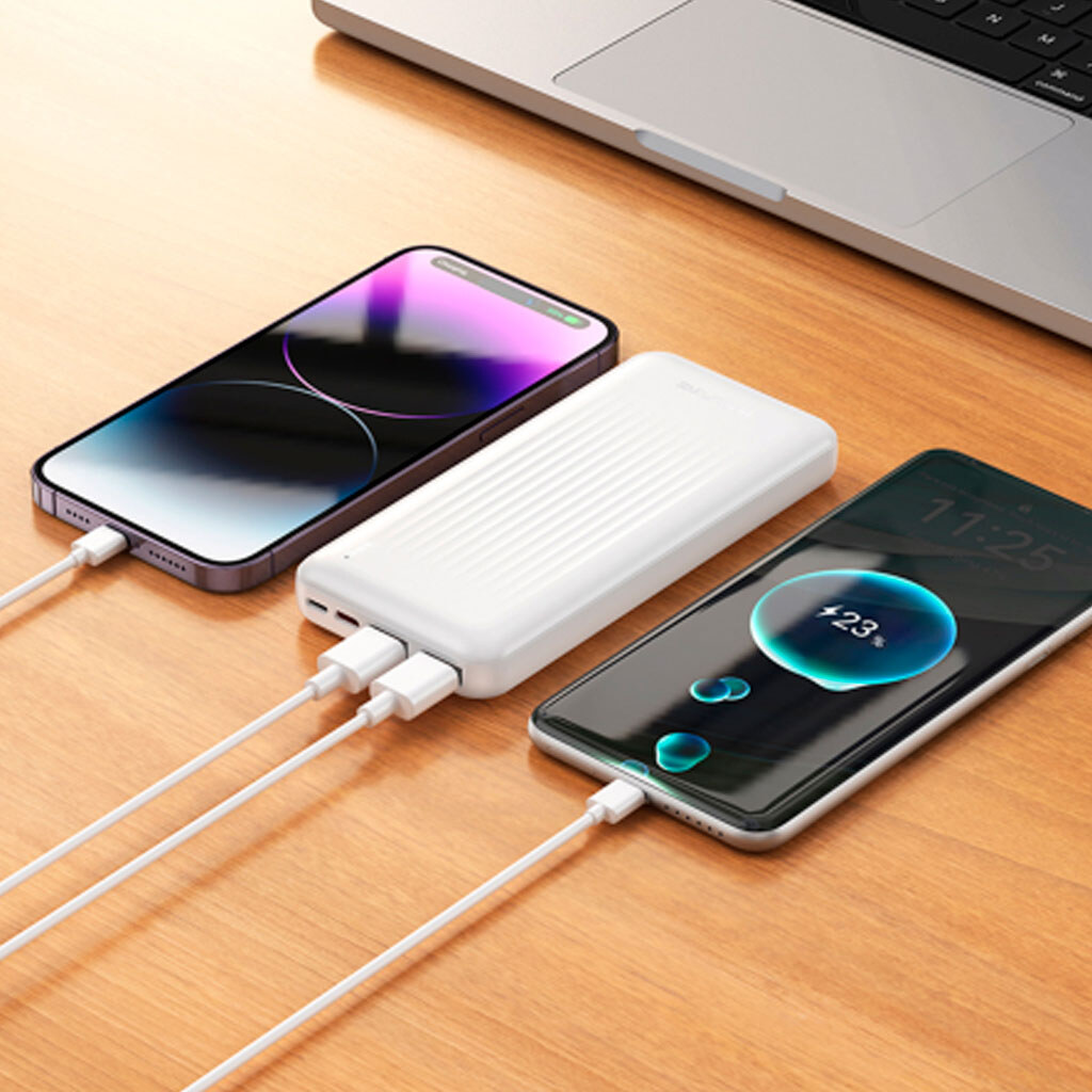Портативная батарея (Power Bank) Borofone BJ78 Clever, 10000 mAh, Белый - № 3 Портативная батарея (Power Bank) Borofone BJ78 Clever, 10000 mAh, Белый - № 3