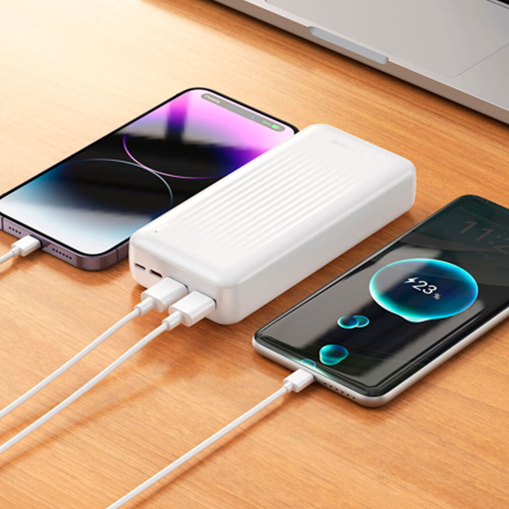 Портативная батарея (Power Bank) Borofone BJ78A Clever, 20000 mAh, Белый - № 3 Портативная батарея (Power Bank) Borofone BJ78A Clever, 20000 mAh, Белый - № 3