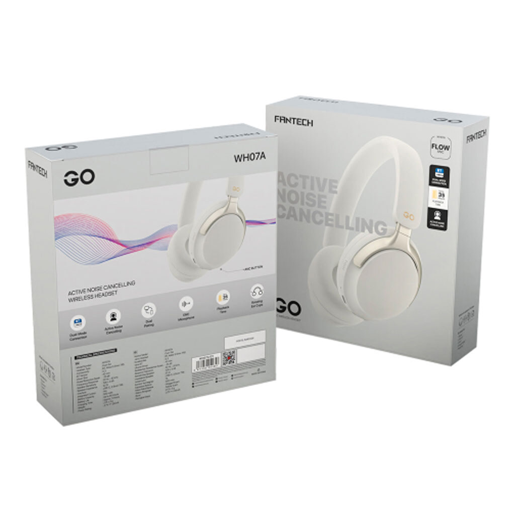 Bluetooth-гарнітура Fantech Go Flow WH07A, Стерео, Сірий - № 5 Bluetooth-гарнітура Fantech Go Flow WH07A, Стерео, Сірий - № 5
