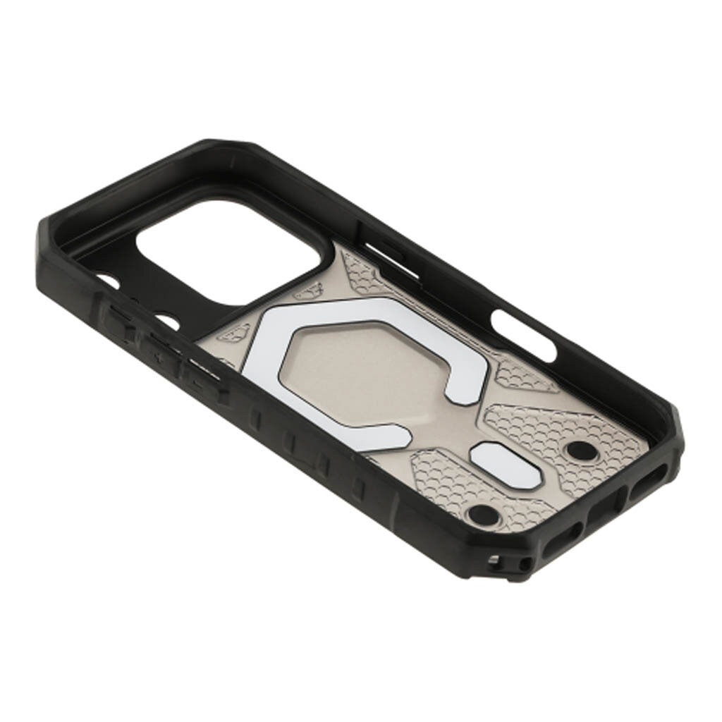 Чехол (накладка) Apple iPhone 17 Pro Max, Pathfinder ArmorHex, MagSafe, Transparent Black, Черный - № 4 Чехол (накладка) Apple iPhone 17 Pro Max, Pathfinder ArmorHex, MagSafe, Transparent Black, Черный - № 4
