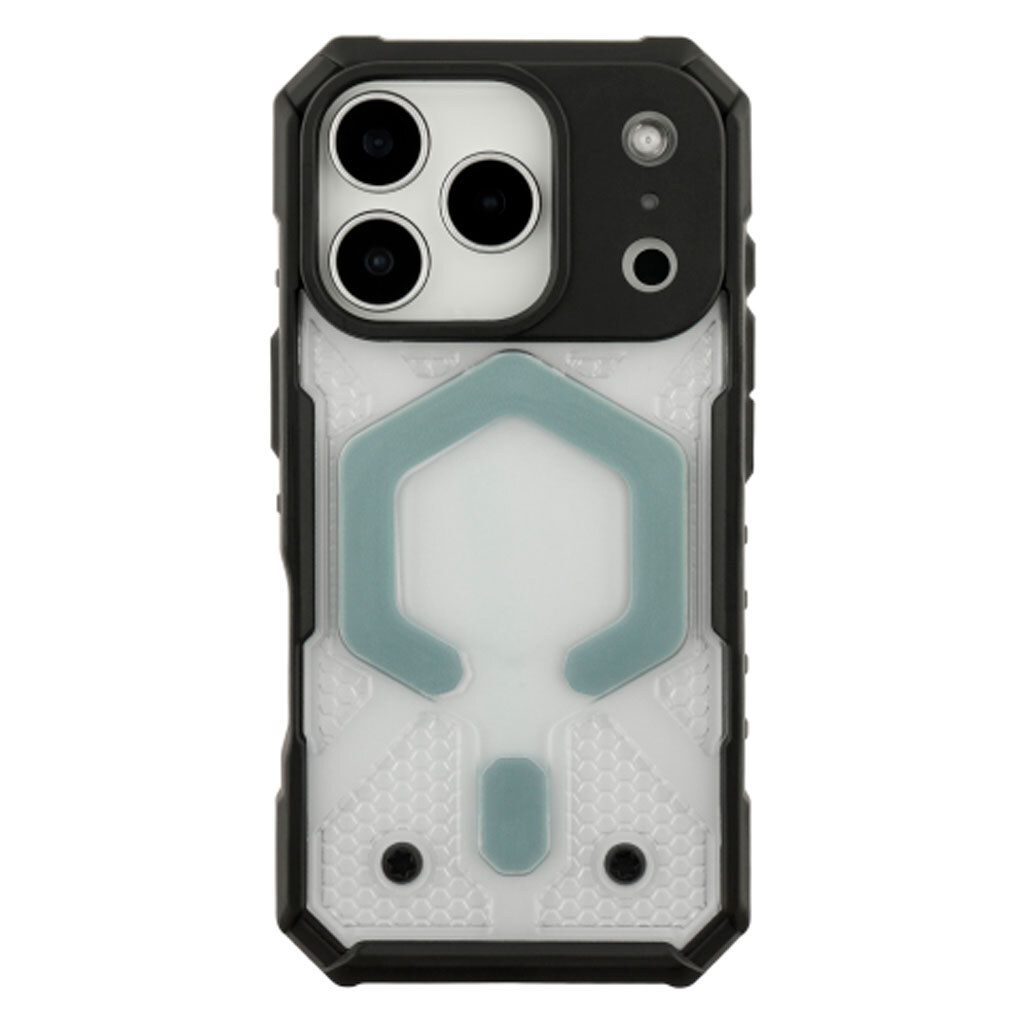 Чехол (накладка) Apple iPhone 17 Pro Max, Pathfinder ArmorHex, MagSafe, Transparent Grey, Серый - № 1 Чехол (накладка) Apple iPhone 17 Pro Max, Pathfinder ArmorHex, MagSafe, Transparent Grey, Серый - № 1