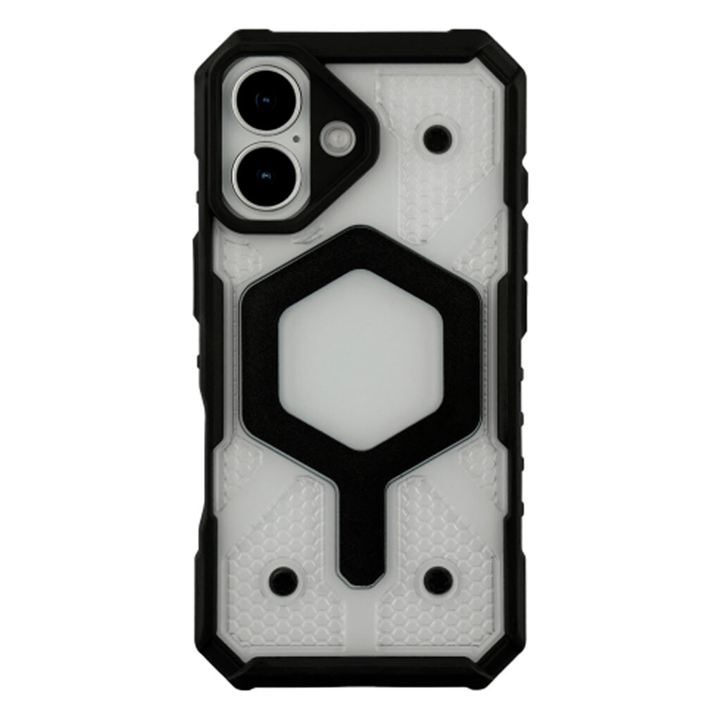 Чехол (накладка) Apple iPhone 17, Pathfinder ArmorHex, MagSafe, Transparent Black, Черный - № 1 Чехол (накладка) Apple iPhone 17, Pathfinder ArmorHex, MagSafe, Transparent Black, Черный - № 1