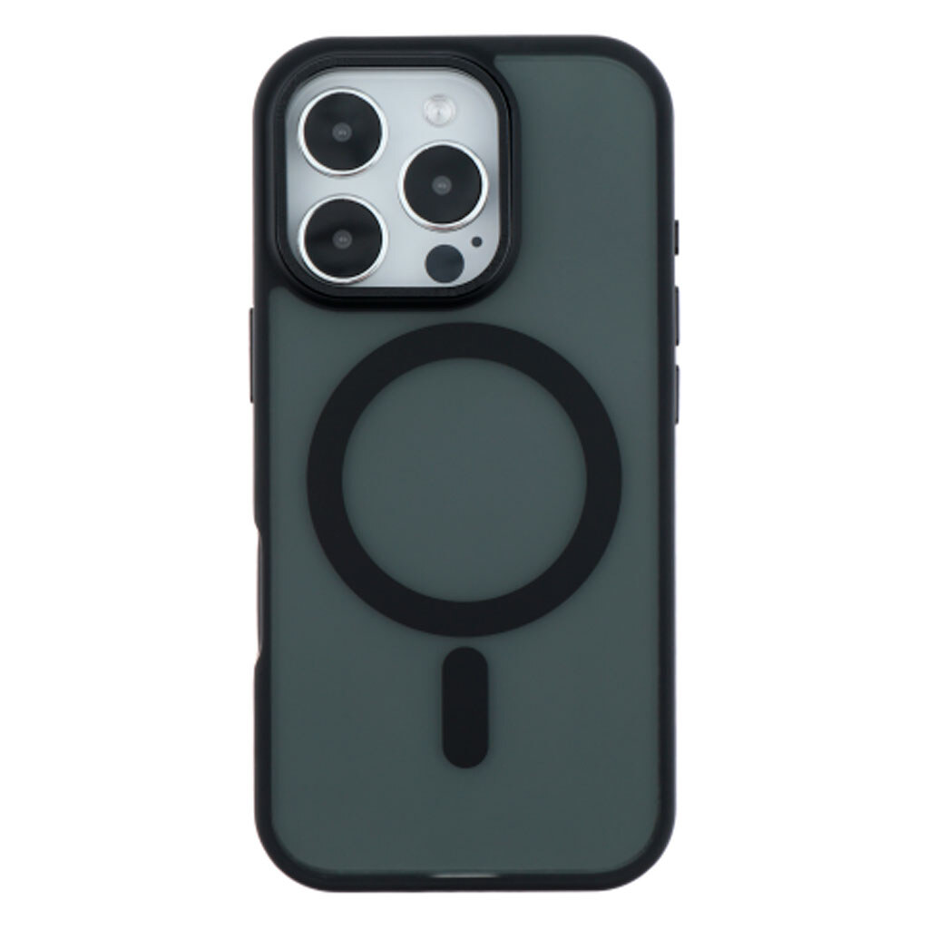 Чехол (накладка) Apple iPhone 15 Pro Max, Space Color Matte, MagSafe, Черный - № 1 Чехол (накладка) Apple iPhone 15 Pro Max, Space Color Matte, MagSafe, Черный - № 1
