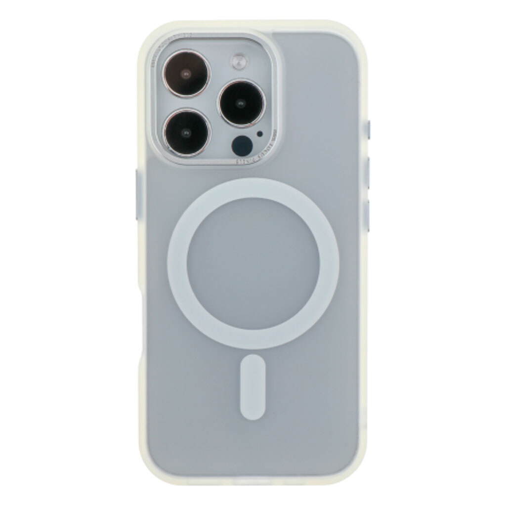 Чехол (накладка) Apple iPhone 15 Pro Max, Space Color Matte, MagSafe, Белый - № 1 Чехол (накладка) Apple iPhone 15 Pro Max, Space Color Matte, MagSafe, Белый - № 1
