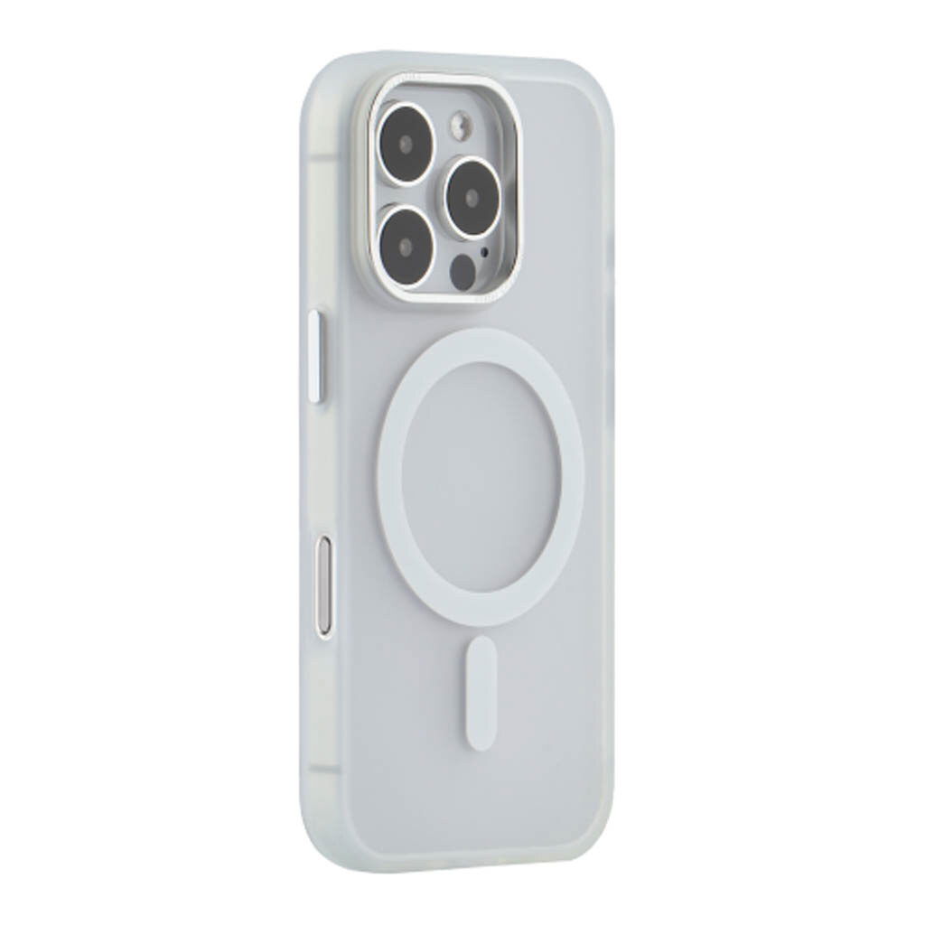 Чехол (накладка) Apple iPhone 15 Pro Max, Space Color Matte, MagSafe, Белый - № 2 Чехол (накладка) Apple iPhone 15 Pro Max, Space Color Matte, MagSafe, Белый - № 2