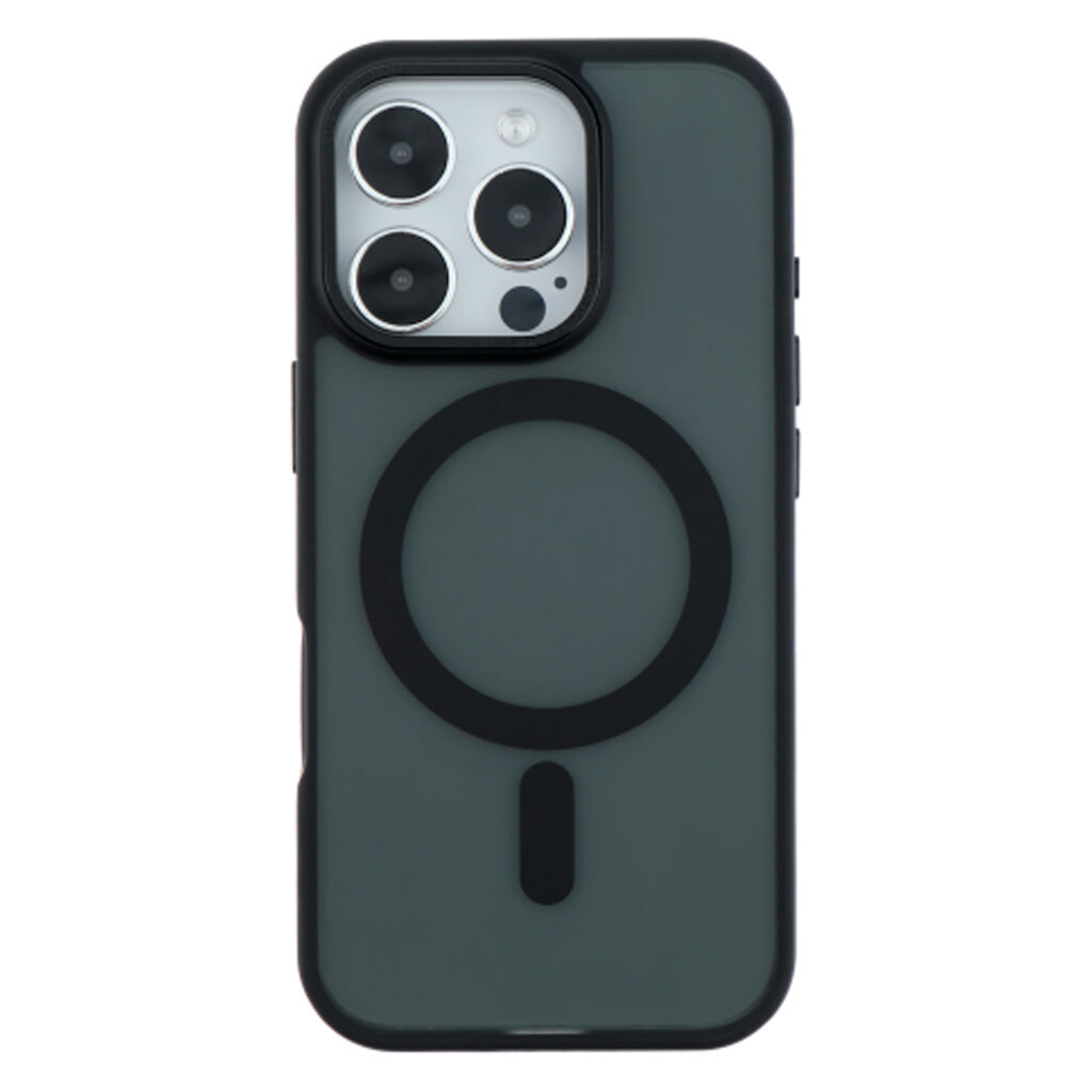 Чехол (накладка) Apple iPhone 17 Pro, Space Color Matte, MagSafe, Черный - № 1 Чехол (накладка) Apple iPhone 17 Pro, Space Color Matte, MagSafe, Черный - № 1