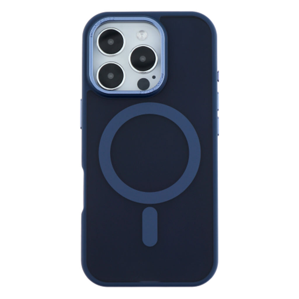 Чехол (накладка) Apple iPhone 17 Pro, Space Color Matte, MagSafe, Dark Blue, Синий - № 1 Чехол (накладка) Apple iPhone 17 Pro, Space Color Matte, MagSafe, Dark Blue, Синий - № 1