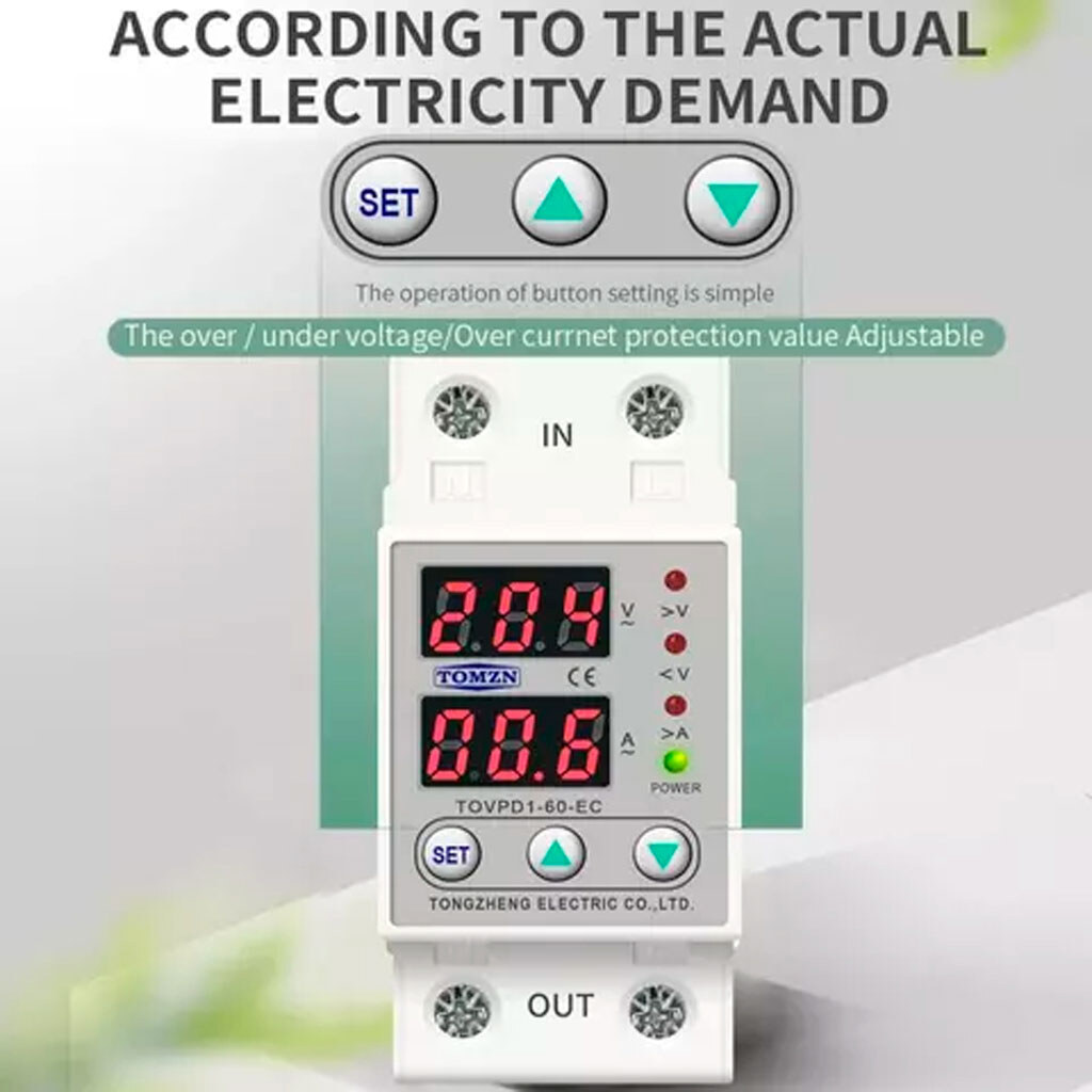 Реле напряжения TOMZN TOVPD1-40-VA - № 4 Реле напряжения TOMZN TOVPD1-40-VA - № 4