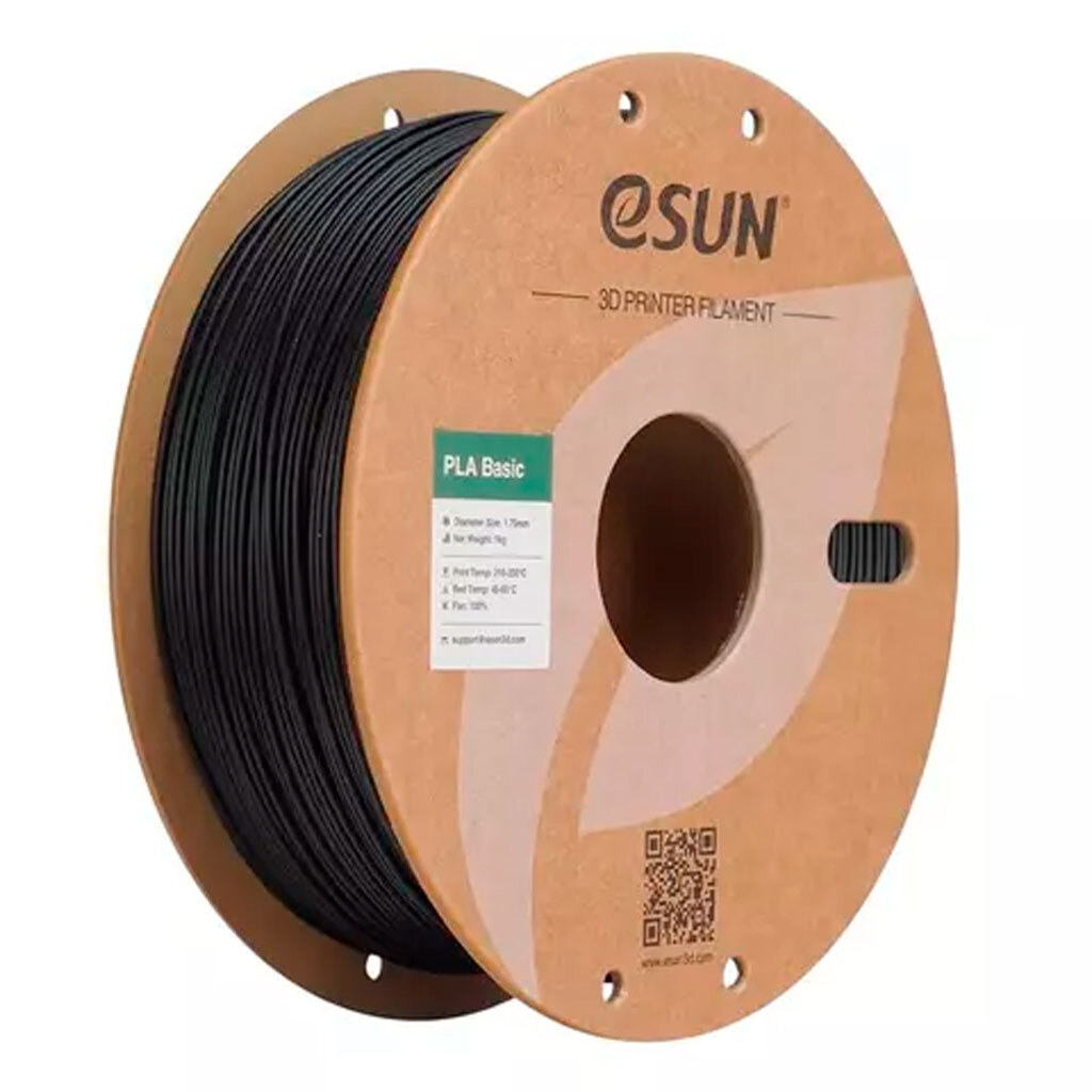 Филамент eSUN PLA-Basic, Черный - № 1 Филамент eSUN PLA-Basic, Черный - № 1