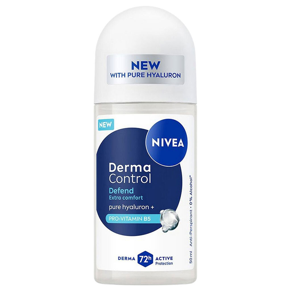 Антиперспірант жіночий NIVEA DEO "Дерма контроль", кульковий, 50 мл - № 1 Антиперспірант жіночий NIVEA DEO "Дерма контроль", кульковий, 50 мл - № 1