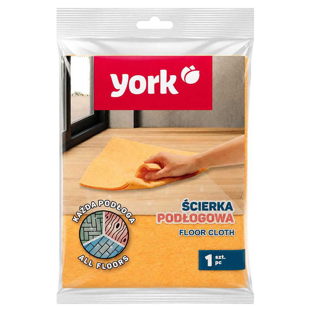 Ганчiрка для миття пiдлоги YORK, 50х58 см, 1 шт. - № 1 Ганчiрка для миття пiдлоги YORK, 50х58 см, 1 шт. - № 1