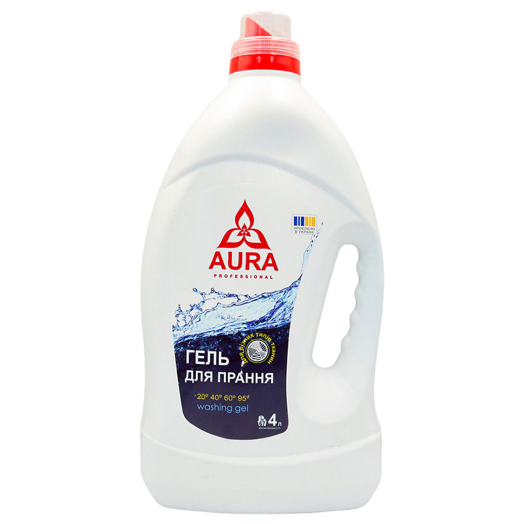 Гель для стирки Aura Рrofessional, 4 л - № 1 Гель для стирки Aura Рrofessional, 4 л - № 1