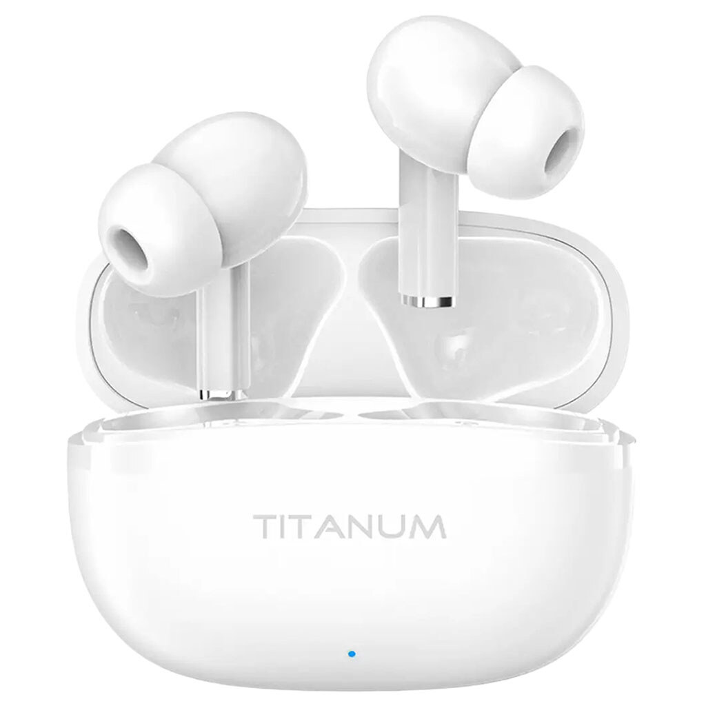 Bluetooth-гарнитура TITANUM TW373, Стерео, Белый - № 1 Bluetooth-гарнитура TITANUM TW373, Стерео, Белый - № 1