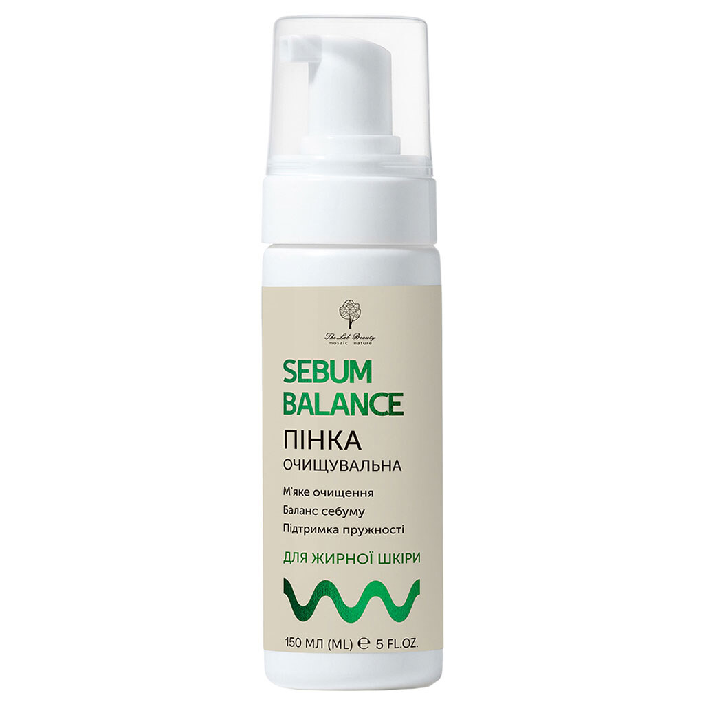 Пенка для очищения жирной кожи лица The Lab Beauty "Sebum Balance", 150 мл - № 1 Пенка для очищения жирной кожи лица The Lab Beauty "Sebum Balance", 150 мл - № 1