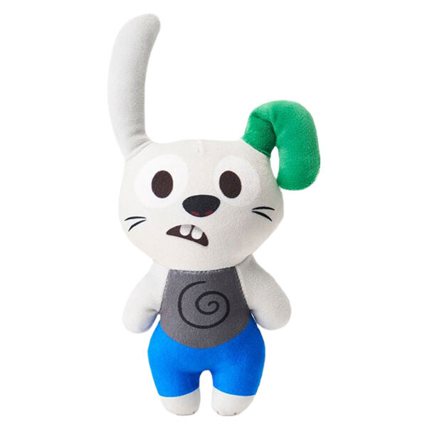 Игрушка плюшевая коллекционная "Bad Habbit Rabbitz", светло-серый, Bad Habbit Rabbitz - № 1 Игрушка плюшевая коллекционная "Bad Habbit Rabbitz", светло-серый, Bad Habbit Rabbitz - № 1