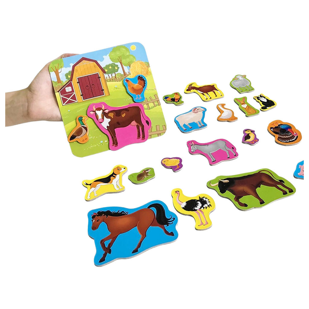 Набор магнитов с доской "Farm", Vladi Toys - № 5 Набор магнитов с доской "Farm", Vladi Toys - № 5