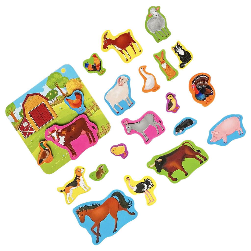 Набор магнитов с доской "Farm", Vladi Toys - № 6 Набор магнитов с доской "Farm", Vladi Toys - № 6