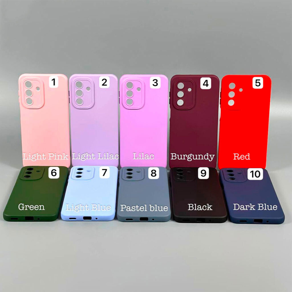 Чохол (накладка) Xiaomi Redmi 12 / Redmi 12 5G, Original Soft Case, Light Blue, Блакитний - № 8 Чохол (накладка) Xiaomi Redmi 12 / Redmi 12 5G, Original Soft Case, Light Blue, Блакитний - № 8