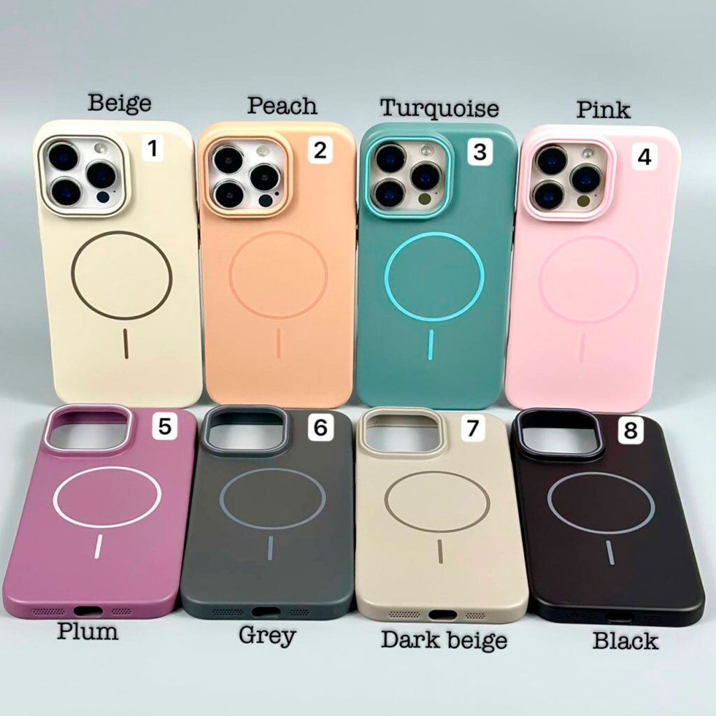 Чохол (накладка) Apple iPhone 16 Pro Max, Air Beats Delicate, MagSafe, Бежевий - № 8 Чохол (накладка) Apple iPhone 16 Pro Max, Air Beats Delicate, MagSafe, Бежевий - № 8