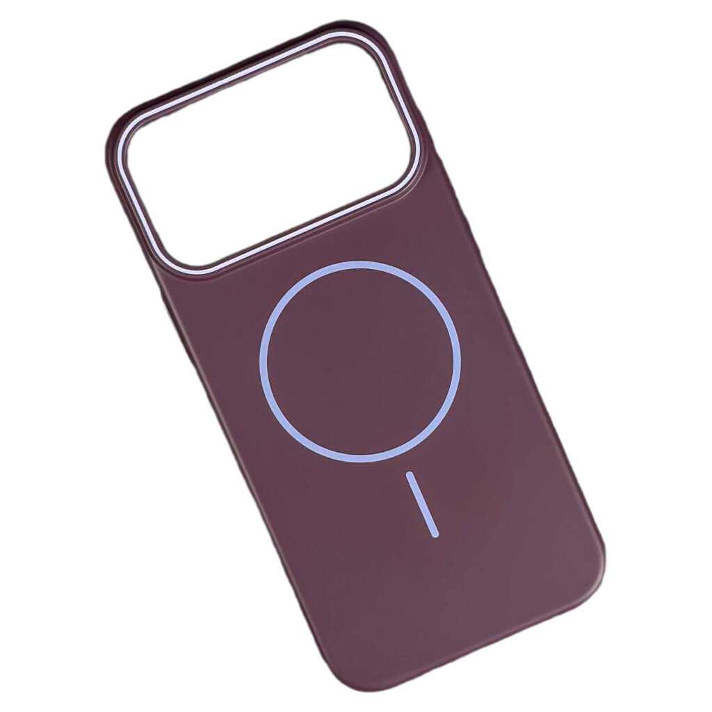 Чехол (накладка) Apple iPhone 17 Pro, Air Beats Delicate, MagSafe, Plum, Бордовый - № 1 Чехол (накладка) Apple iPhone 17 Pro, Air Beats Delicate, MagSafe, Plum, Бордовый - № 1