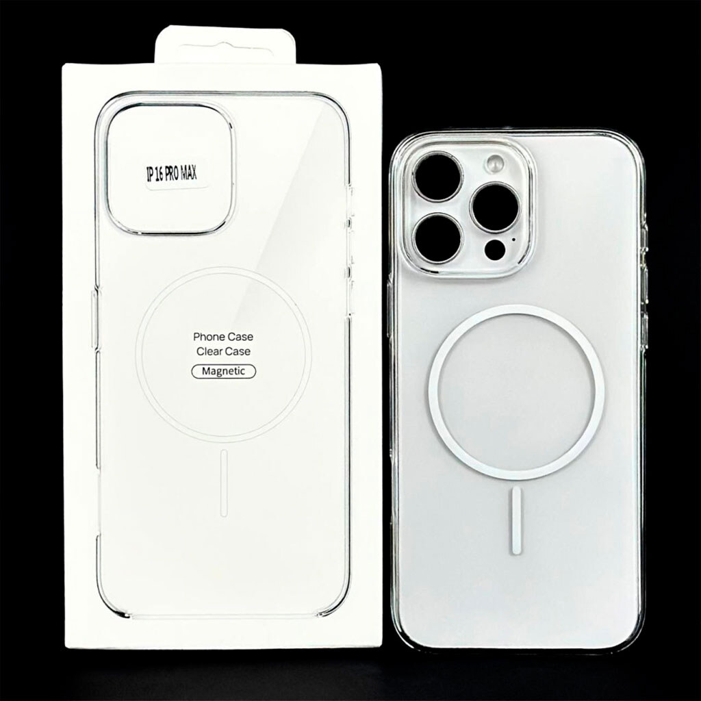 Чохол (накладка) Apple iPhone 14 Pro, Air Beats Glossy, MagSafe, Прозорий - № 8 Чохол (накладка) Apple iPhone 14 Pro, Air Beats Glossy, MagSafe, Прозорий - № 8