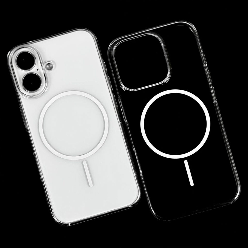 Чехол (накладка) Apple iPhone 16, Air Beats Glossy, MagSafe, Прозрачный - № 4 Чехол (накладка) Apple iPhone 16, Air Beats Glossy, MagSafe, Прозрачный - № 4