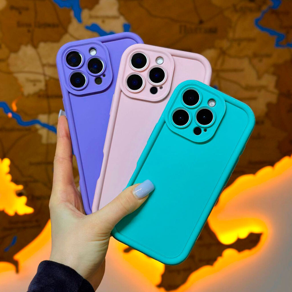 Чохол (накладка) Apple iPhone 12, Shock Sides Resistant, Молочний - № 7 Чохол (накладка) Apple iPhone 12, Shock Sides Resistant, Молочний - № 7