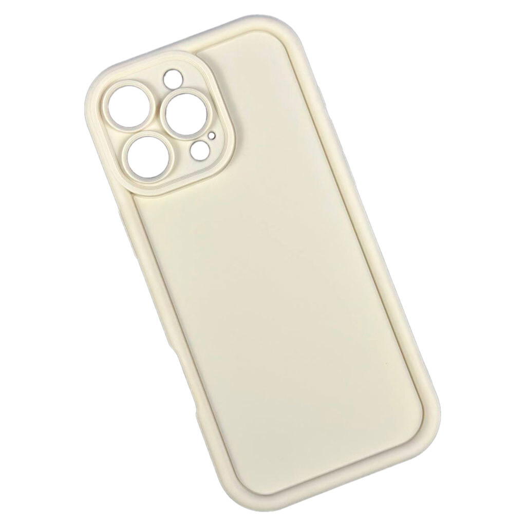 Чохол (накладка) Apple iPhone 15 Pro, Shock Sides Resistant, Молочний - № 1 Чохол (накладка) Apple iPhone 15 Pro, Shock Sides Resistant, Молочний - № 1