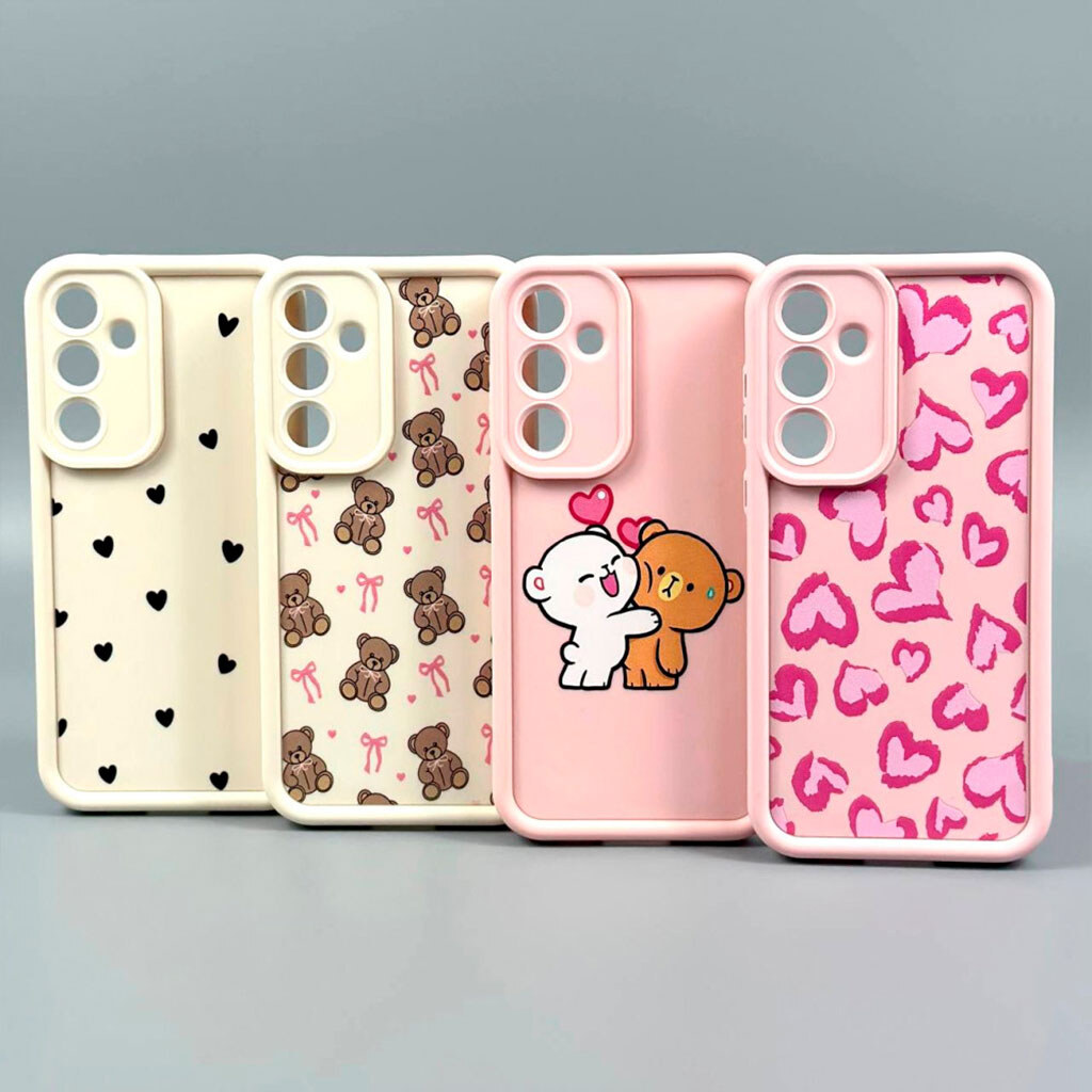 Чохол (накладка) Xiaomi Poco C85 / Redmi 15C, Shock Sides Resistant, Milk & Mocha Bear, Малюнок - № 2 Чохол (накладка) Xiaomi Poco C85 / Redmi 15C, Shock Sides Resistant, Milk & Mocha Bear, Малюнок - № 2