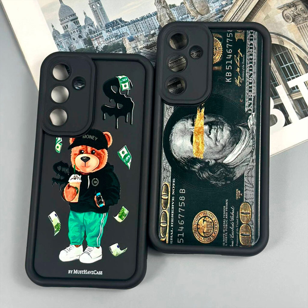 Чохол (накладка) Xiaomi Poco C85 / Redmi 15C, Shock Sides Resistant, Milk & Mocha Bear, Малюнок - № 4 Чохол (накладка) Xiaomi Poco C85 / Redmi 15C, Shock Sides Resistant, Milk & Mocha Bear, Малюнок - № 4