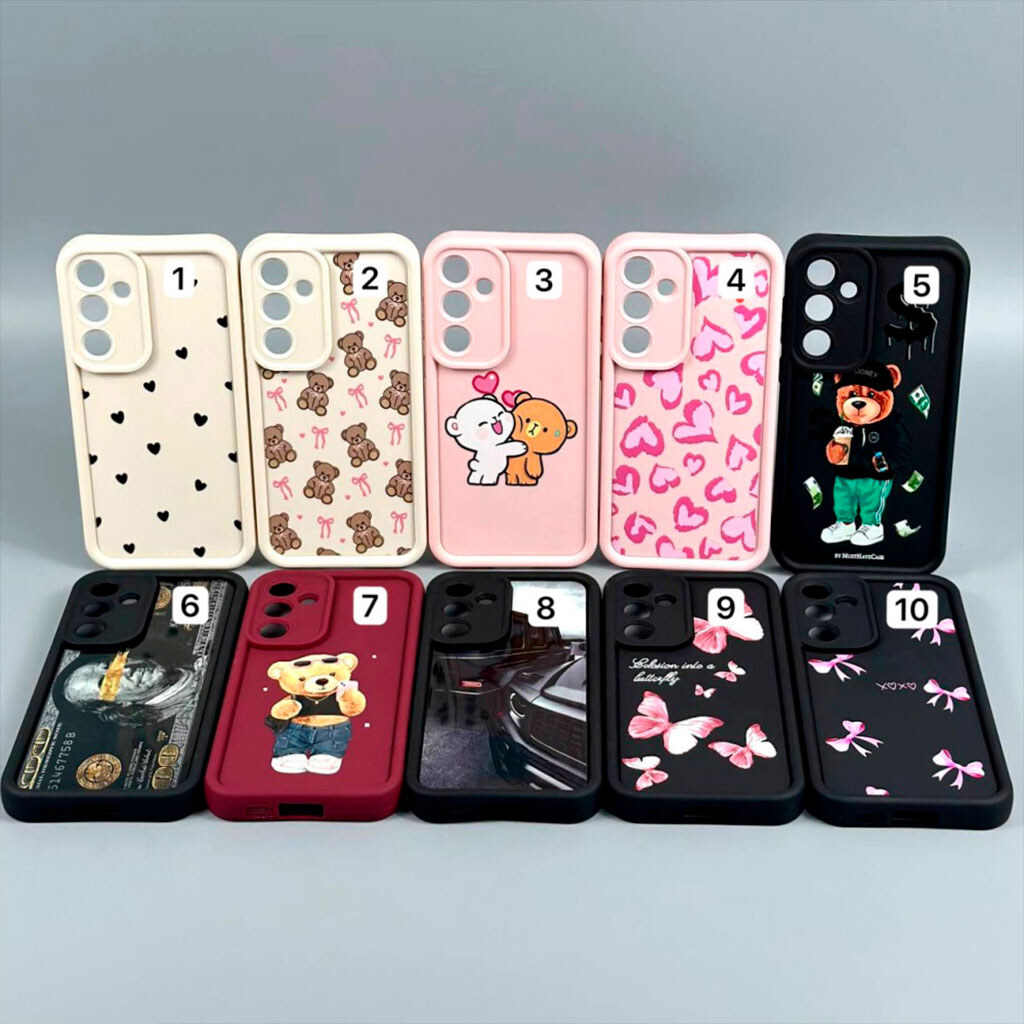 Чохол (накладка) Xiaomi Poco C85 / Redmi 15C, Shock Sides Resistant, Milk & Mocha Bear, Малюнок - № 8 Чохол (накладка) Xiaomi Poco C85 / Redmi 15C, Shock Sides Resistant, Milk & Mocha Bear, Малюнок - № 8