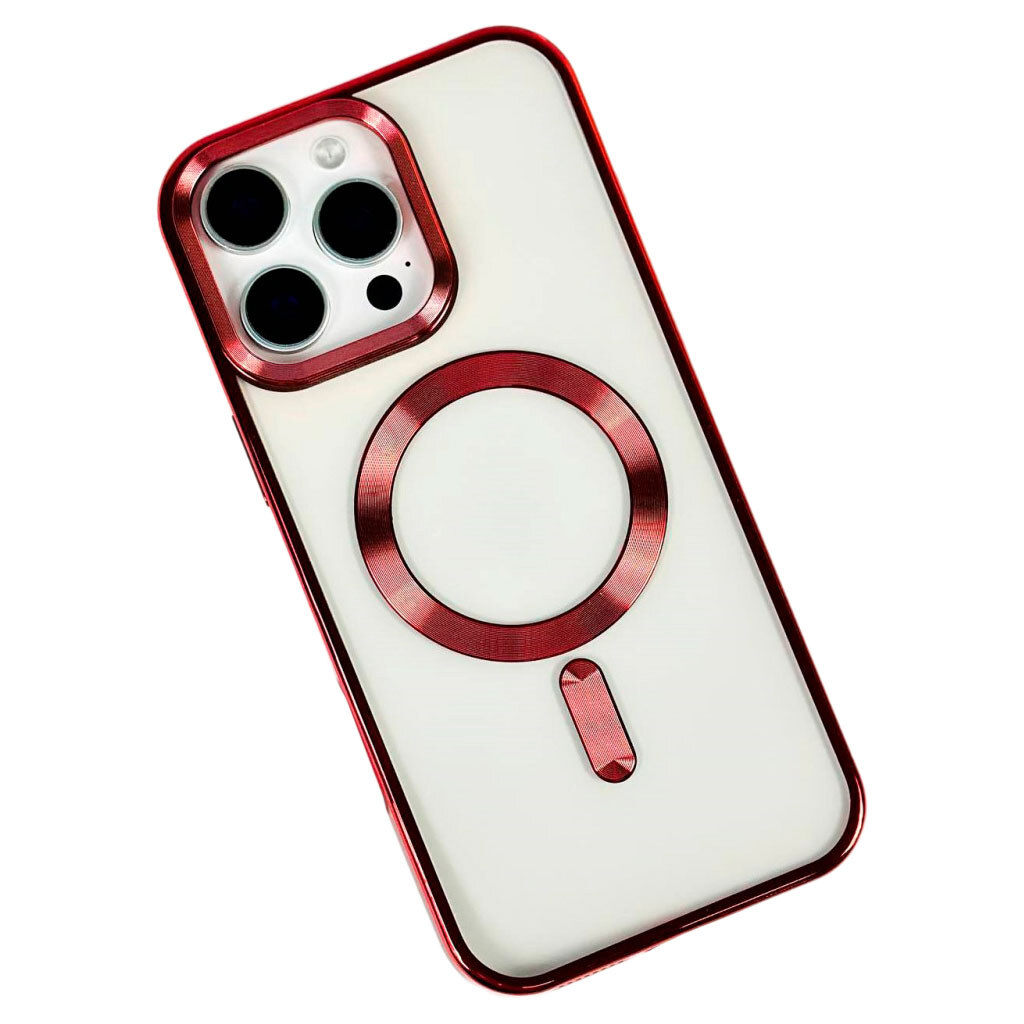 Чохол (накладка) Apple iPhone 16, Cosmic CD Magnetic, MagSafe, Червоний - № 1 Чохол (накладка) Apple iPhone 16, Cosmic CD Magnetic, MagSafe, Червоний - № 1