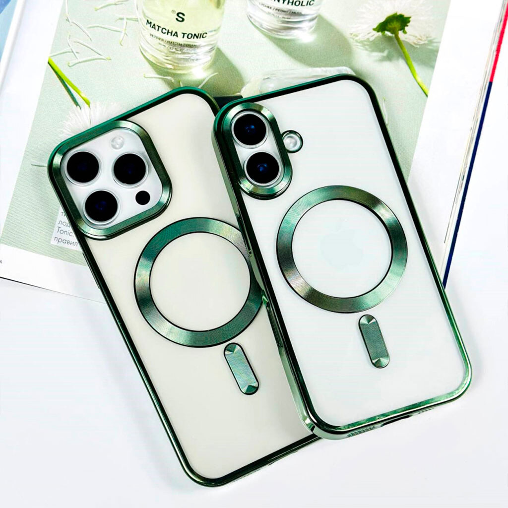 Чохол (накладка) Apple iPhone 16, Cosmic CD Magnetic, MagSafe, Синій - № 4 Чохол (накладка) Apple iPhone 16, Cosmic CD Magnetic, MagSafe, Синій - № 4