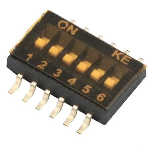 Переключатель DSHP06TSGET 6-pin SMD - № 1 Переключатель DSHP06TSGET 6-pin SMD - № 1