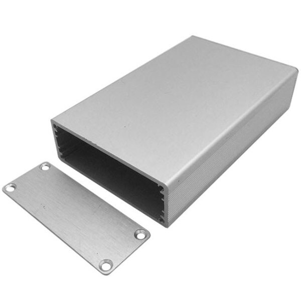 Корпус алюминиевый 100*64*24MM aluminum case SILVER - № 1 Корпус алюминиевый 100*64*24MM aluminum case SILVER - № 1