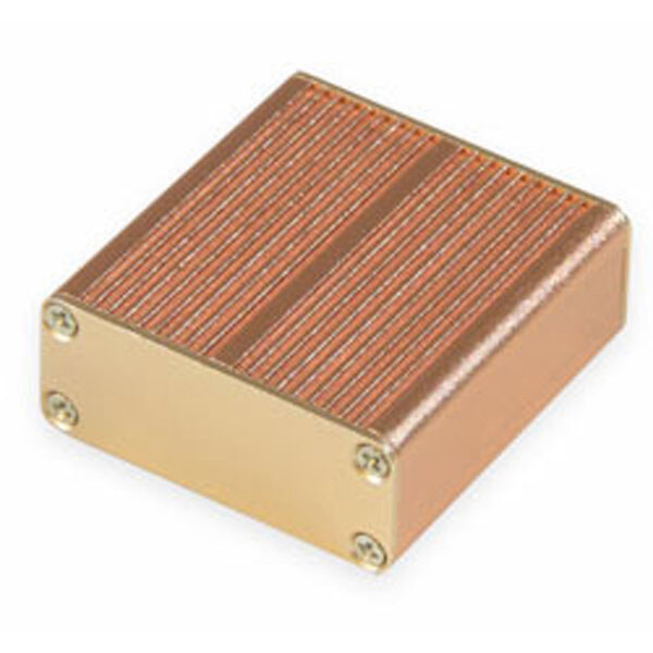 Корпус алюминиевый 45*45*18.5MM aluminum case GOLD - № 1 Корпус алюминиевый 45*45*18.5MM aluminum case GOLD - № 1
