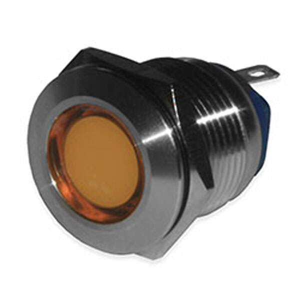 Индикатор антивандальный LAS1-19-D/J, 12V AC/DC YELLOW - № 1 Индикатор антивандальный LAS1-19-D/J, 12V AC/DC YELLOW - № 1