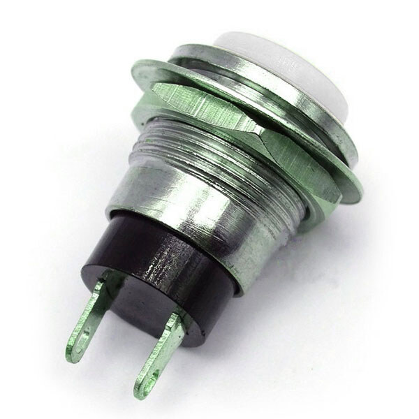 Кнопка DS-318 без фіксації OFF- (ON) біла - № 1 Кнопка DS-318 без фіксації OFF- (ON) біла - № 1