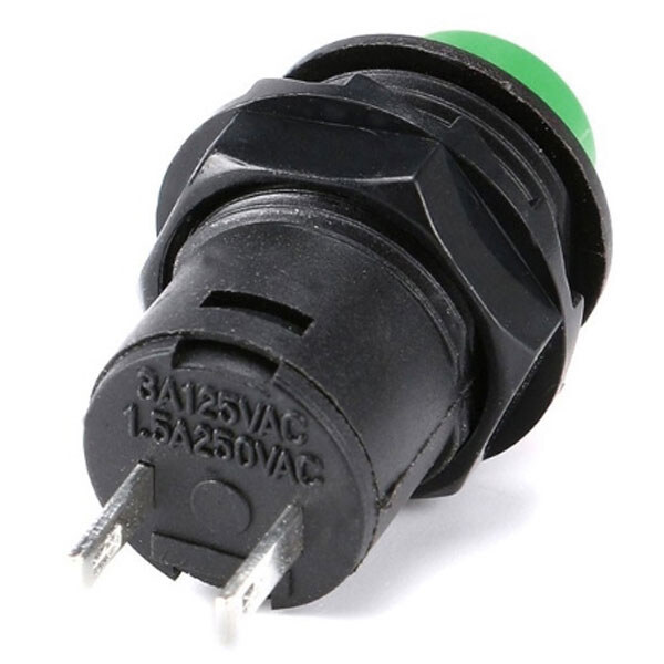 Кнопка DS-425a (DS-428) з фіксацією OFF-ON Зелена - № 2 Кнопка DS-425a (DS-428) з фіксацією OFF-ON Зелена - № 2