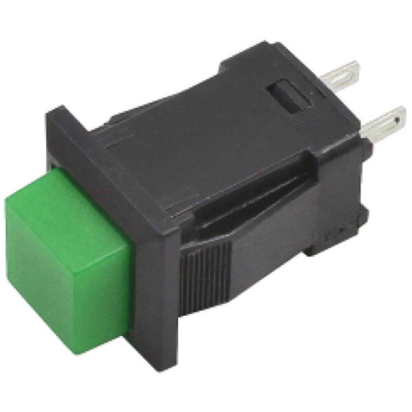 Кнопка DS-429 с фиксацией OFF-ON Зеленая - № 1 Кнопка DS-429 с фиксацией OFF-ON Зеленая - № 1