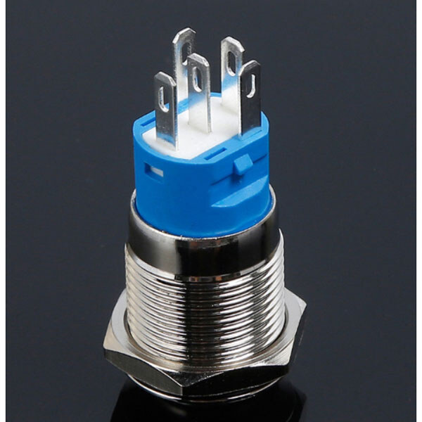 Кнопка антивандальная FT16Q-F11/E зеленая подсветка 12-24V AC/DC - № 2 Кнопка антивандальная FT16Q-F11/E зеленая подсветка 12-24V AC/DC - № 2