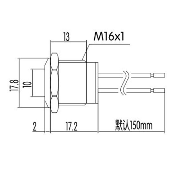 Индикатор антивандальный HS16F-LED/L/N/3-48V/YELLOW - № 2 Индикатор антивандальный HS16F-LED/L/N/3-48V/YELLOW - № 2
