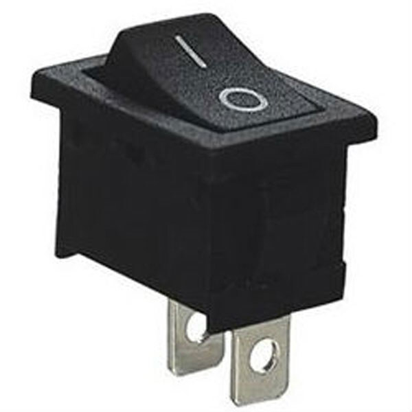 Переключатель клавишный KCD1-111 OFF-(ON) 2pin черный - № 1 Переключатель клавишный KCD1-111 OFF-(ON) 2pin черный - № 1