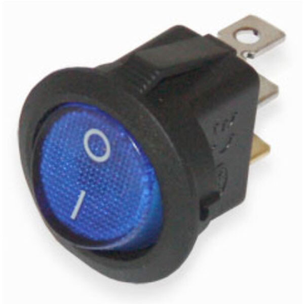 Перемикач клавішний KCD1-101N-8-LED ON-OFF круглый 3pin Blue - № 1 Перемикач клавішний KCD1-101N-8-LED ON-OFF круглый 3pin Blue - № 1