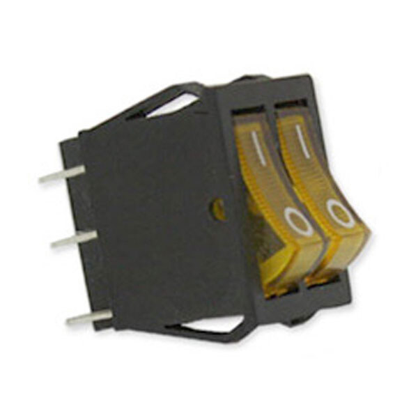 Переключатель клавишный KCD2-2101N-2 двойной с подсв. ON-OFF, ORANGE 6pin - № 1 Переключатель клавишный KCD2-2101N-2 двойной с подсв. ON-OFF, ORANGE 6pin - № 1