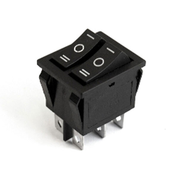 Переключатель клавишный KCD2-2103 двойной ON-OFF-ON 6pin - № 1 Переключатель клавишный KCD2-2103 двойной ON-OFF-ON 6pin - № 1