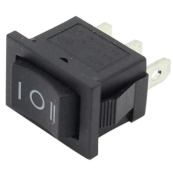 Переключатель клавишный KCD5-103 ON-OFF-ON 3pin черный, медь - № 1 Переключатель клавишный KCD5-103 ON-OFF-ON 3pin черный, медь - № 1