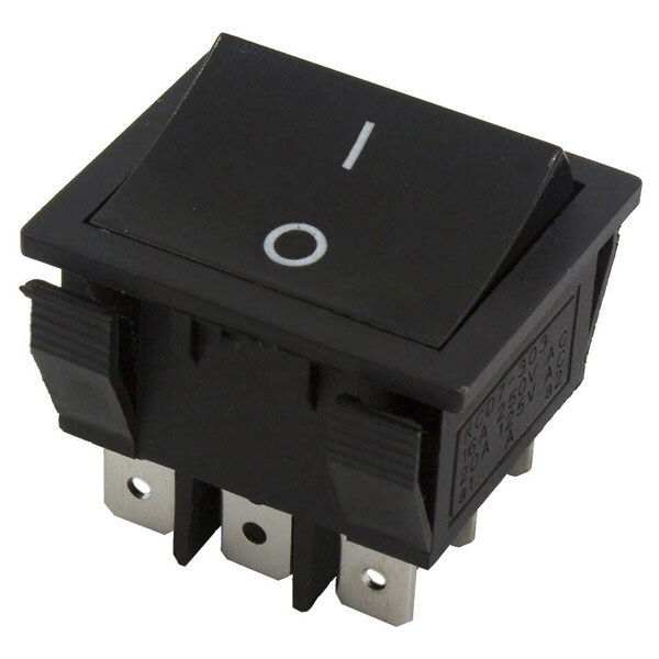 Перемикач клавішний KCD7-302 ON-ON 9pin Black - № 1 Перемикач клавішний KCD7-302 ON-ON 9pin Black - № 1