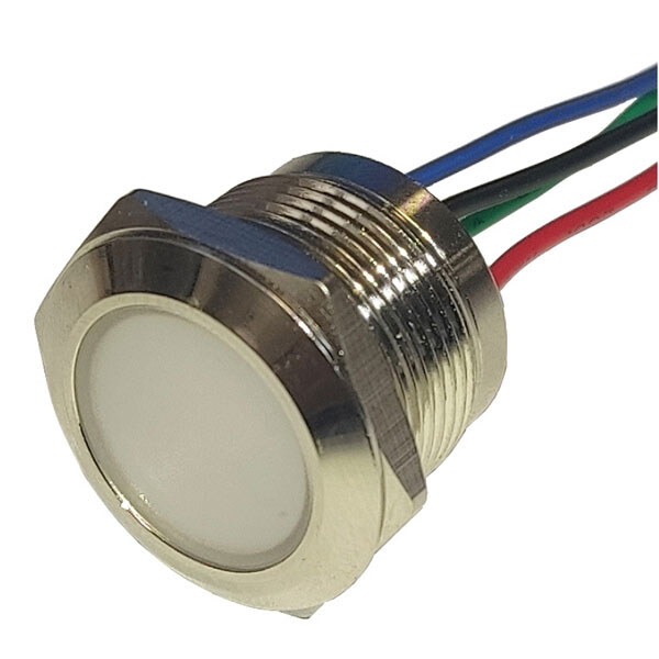 Индикатор антивандальный LAS1-16-D-RGB 12-24VDC (общий катод) - № 1 Индикатор антивандальный LAS1-16-D-RGB 12-24VDC (общий катод) - № 1